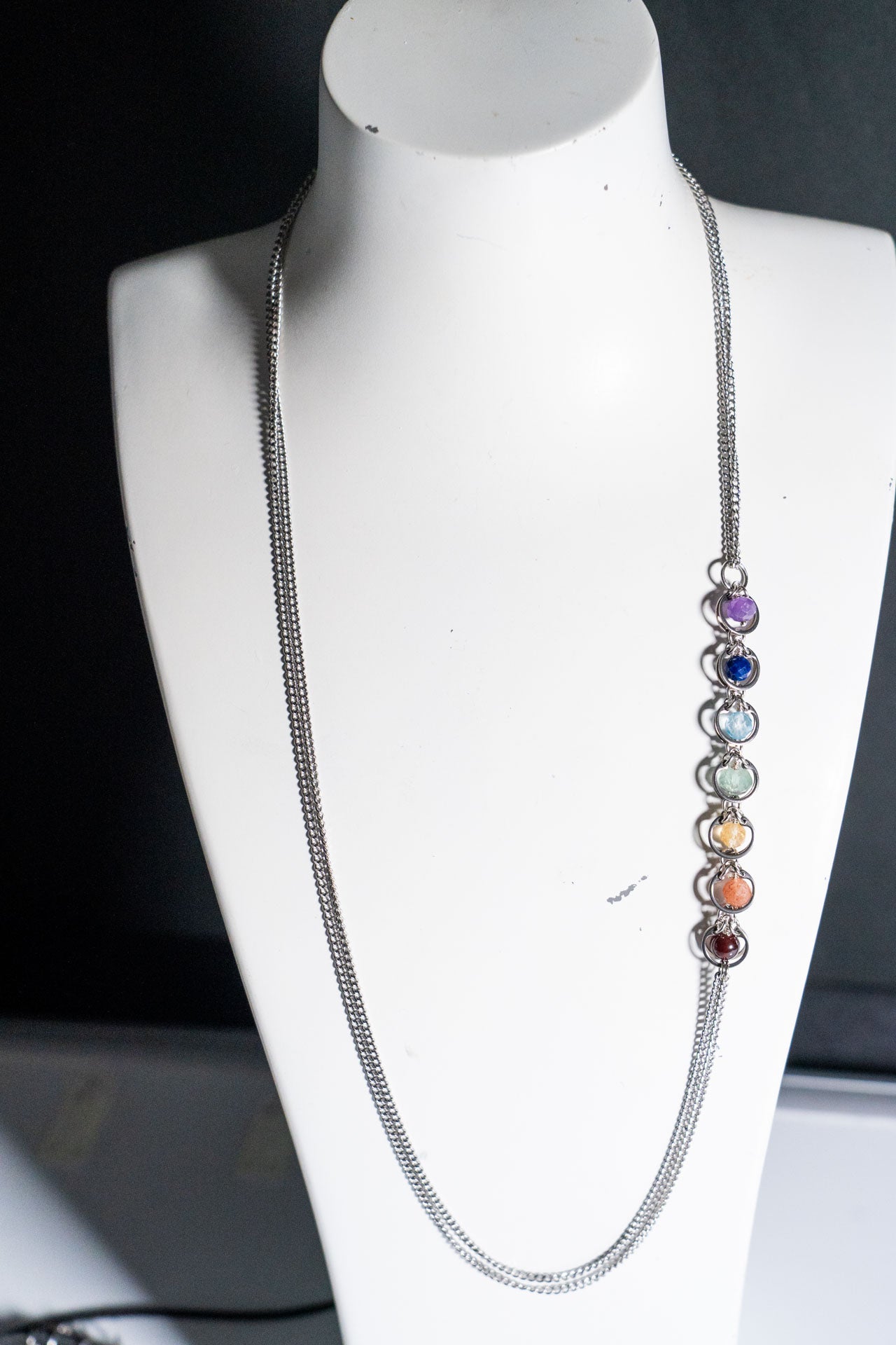 Signature Pride Chakra Asymmetrical Necklace