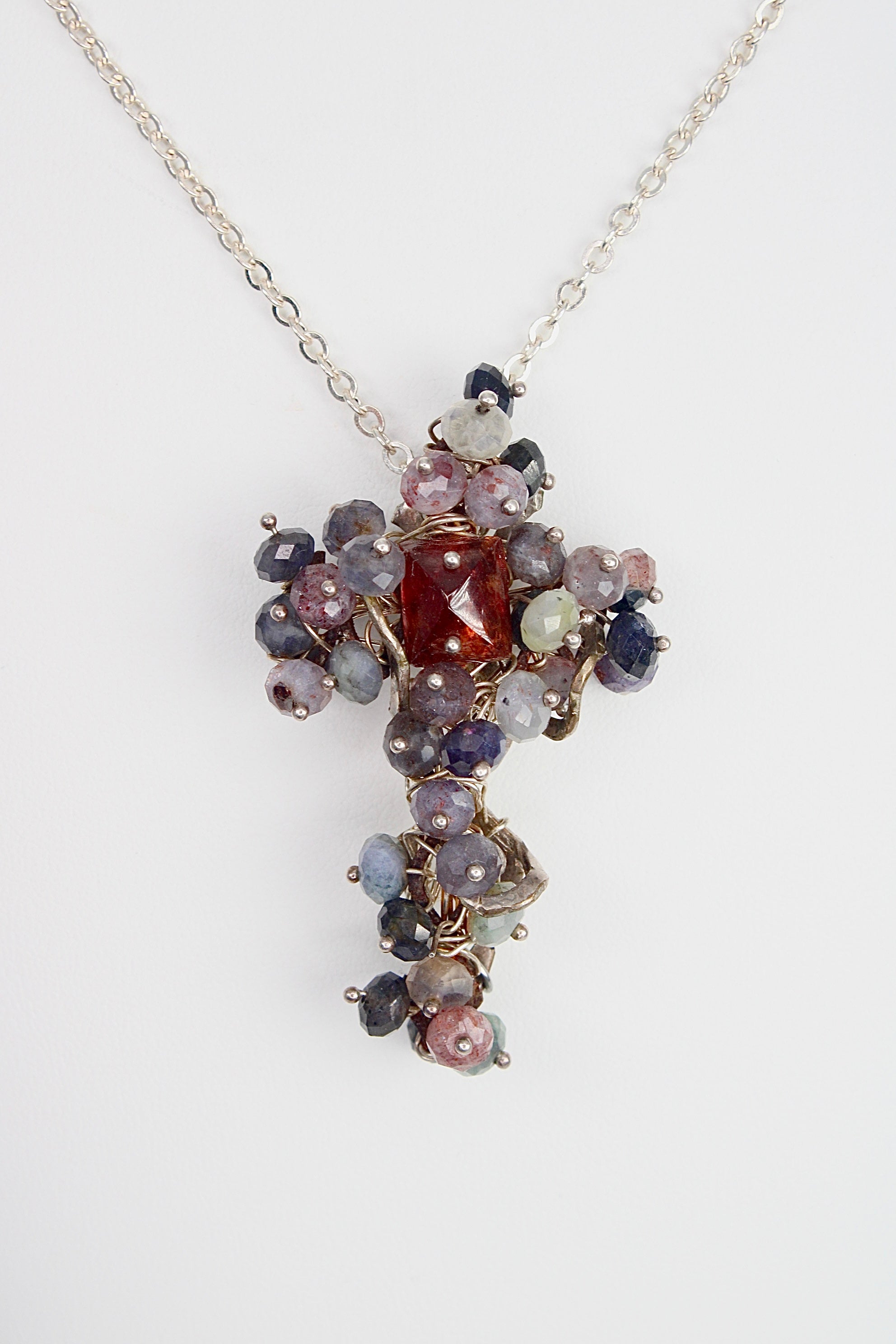 Irregular Cross Necklace