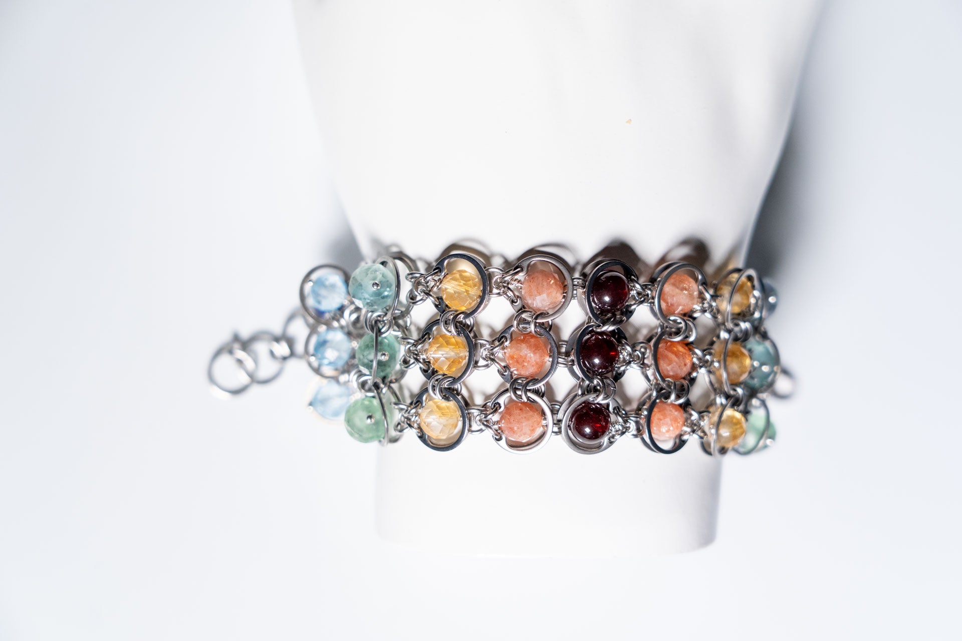 Triple‑Strand Pride Bracelet Cuff