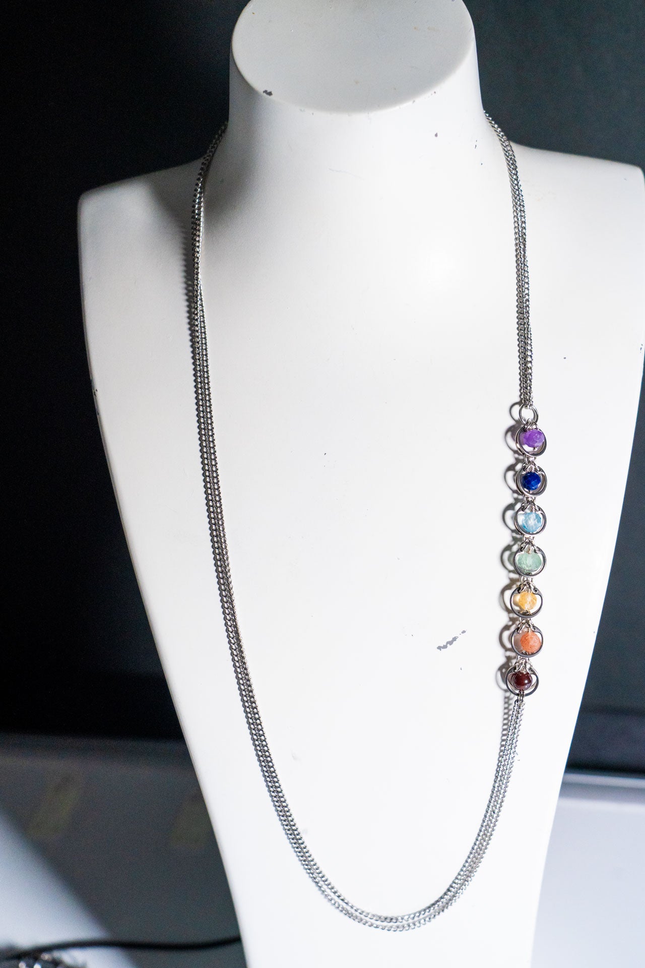 Signature Pride Chakra Asymmetrical Necklace
