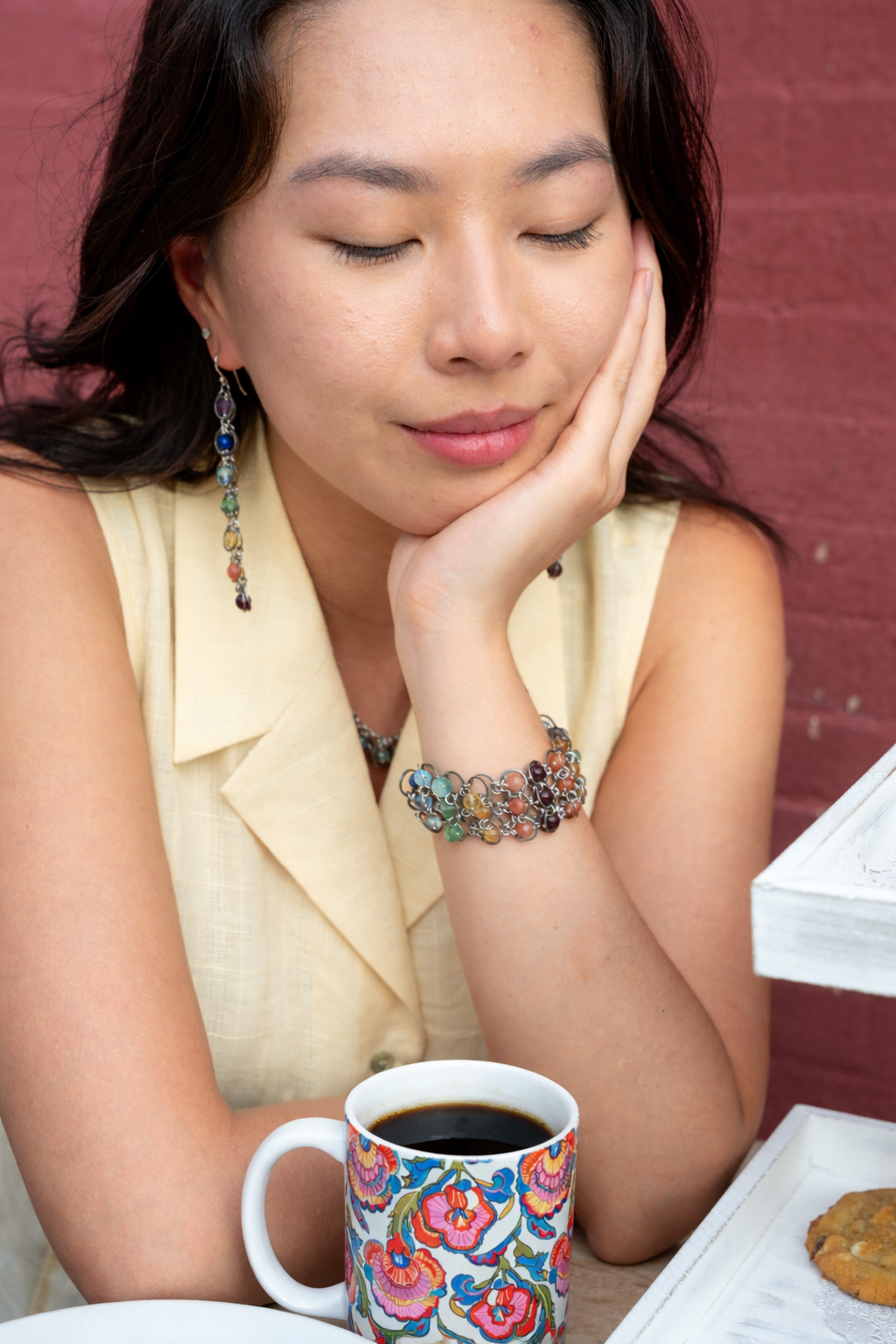 Triple‑Strand Pride Bracelet Cuff