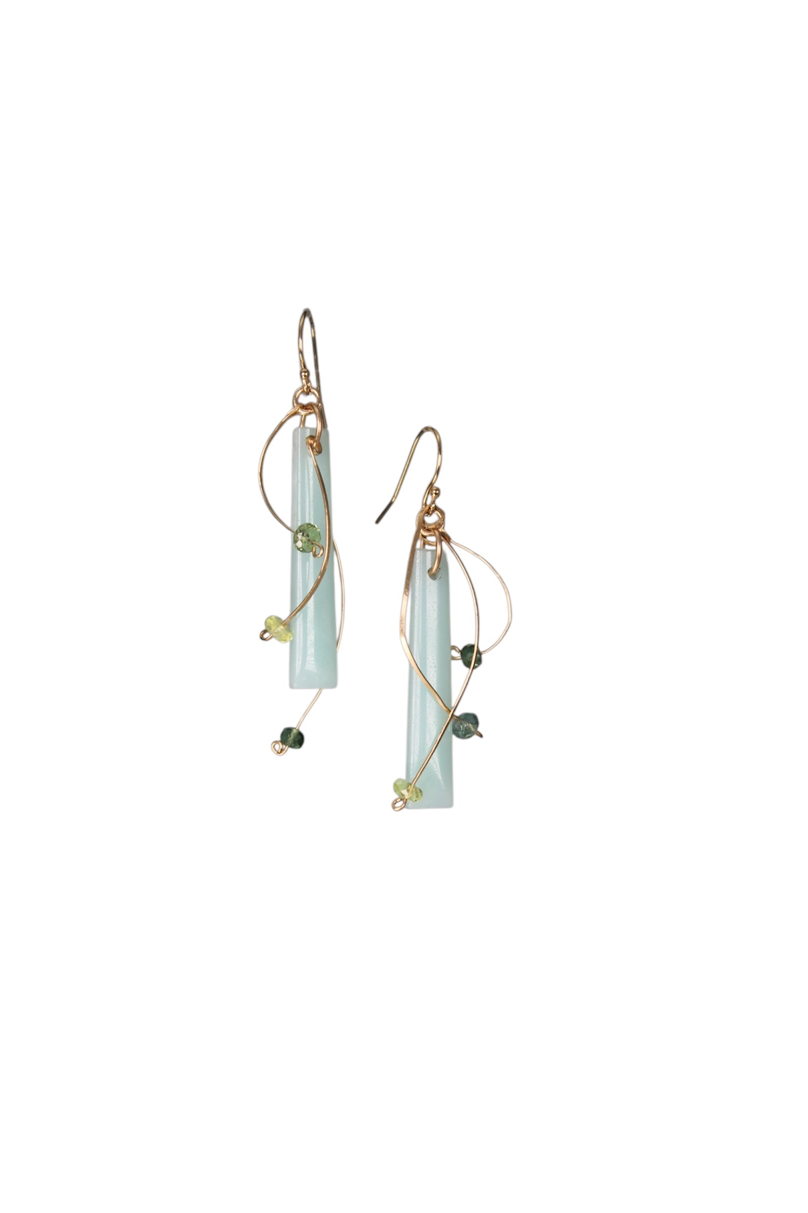 Amazonite Vine Earrings